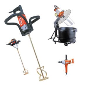 Míchadla na maltu, barvy, směsi