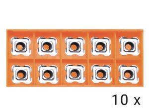 Karbidové břitové destičky R3,5 10x (HP1400,EB6T)